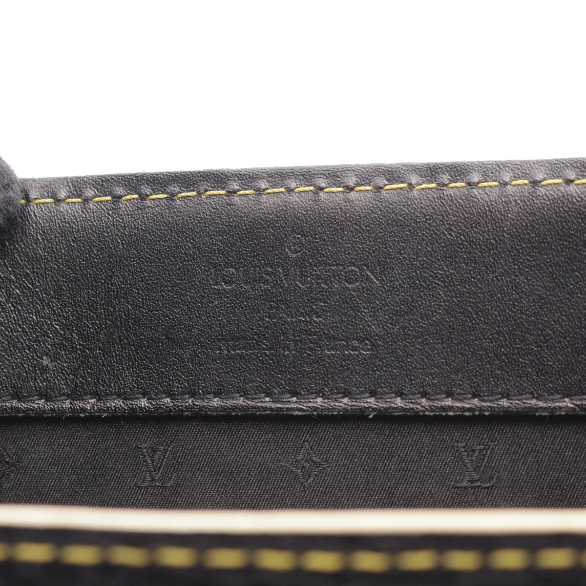 ファビュロー スハリ ノワール ハンドバッグ レザー ブラック ルイヴィトン バッグ LOUIS VUITTON