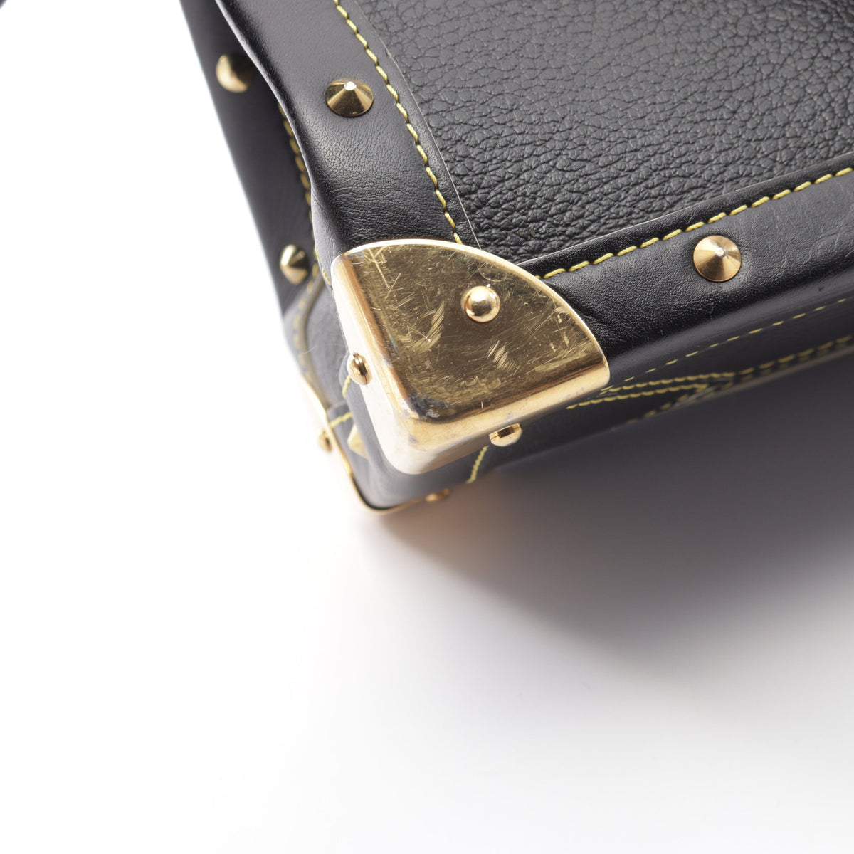 ファビュロー スハリ ノワール ハンドバッグ レザー ブラック ルイヴィトン バッグ LOUIS VUITTON