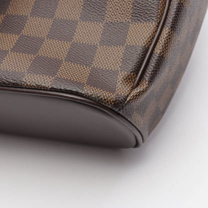 サリア オリゾンタル ダミエエベヌ ハンドバッグ PVC レザー ブラウン ルイヴィトン バッグ LOUIS VUITTON