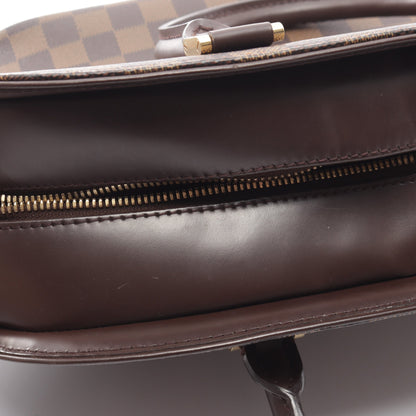 サリア オリゾンタル ダミエエベヌ ハンドバッグ PVC レザー ブラウン ルイヴィトン バッグ LOUIS VUITTON
