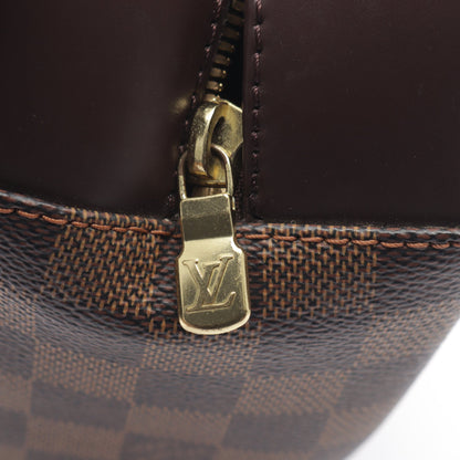 サリア オリゾンタル ダミエエベヌ ハンドバッグ PVC レザー ブラウン ルイヴィトン バッグ LOUIS VUITTON