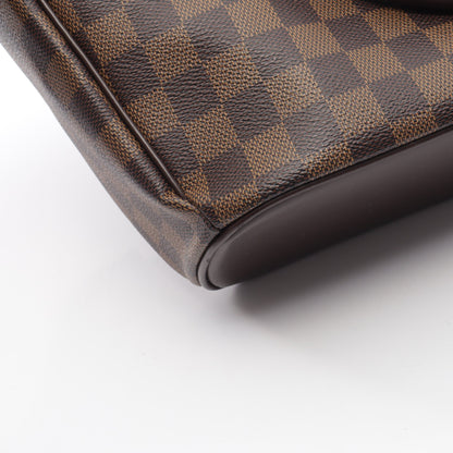 サリア オリゾンタル ダミエエベヌ ハンドバッグ PVC レザー ブラウン ルイヴィトン バッグ LOUIS VUITTON