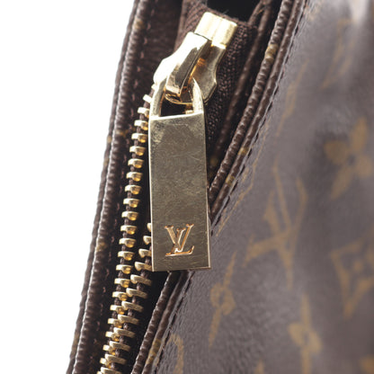 カバピアノ モノグラム ショルダーバッグ PVC レザー ブラウン ルイヴィトン バッグ LOUIS VUITTON