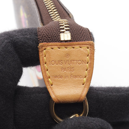 ポシェットアクセソワール モノグラムパンダ ハンドバッグ PVC レザー ブラウン ルイヴィトン バッグ LOUIS VUITTON