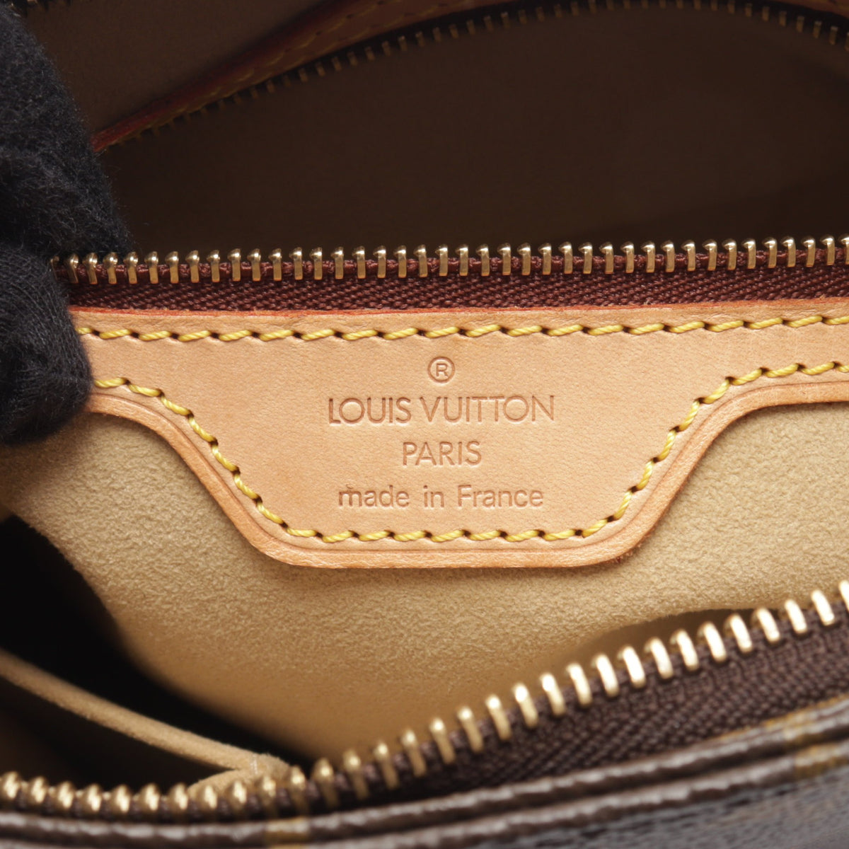 ルーピングMM モノグラム ショルダーバッグ PVC レザー ブラウン ルイヴィトン バッグ LOUIS VUITTON