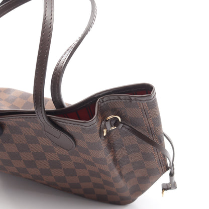 ネヴァーフルPM ダミエエベヌ ハンドバッグ トートバッグ PVC レザー ブラウン ルイヴィトン バッグ LOUIS VUITTON