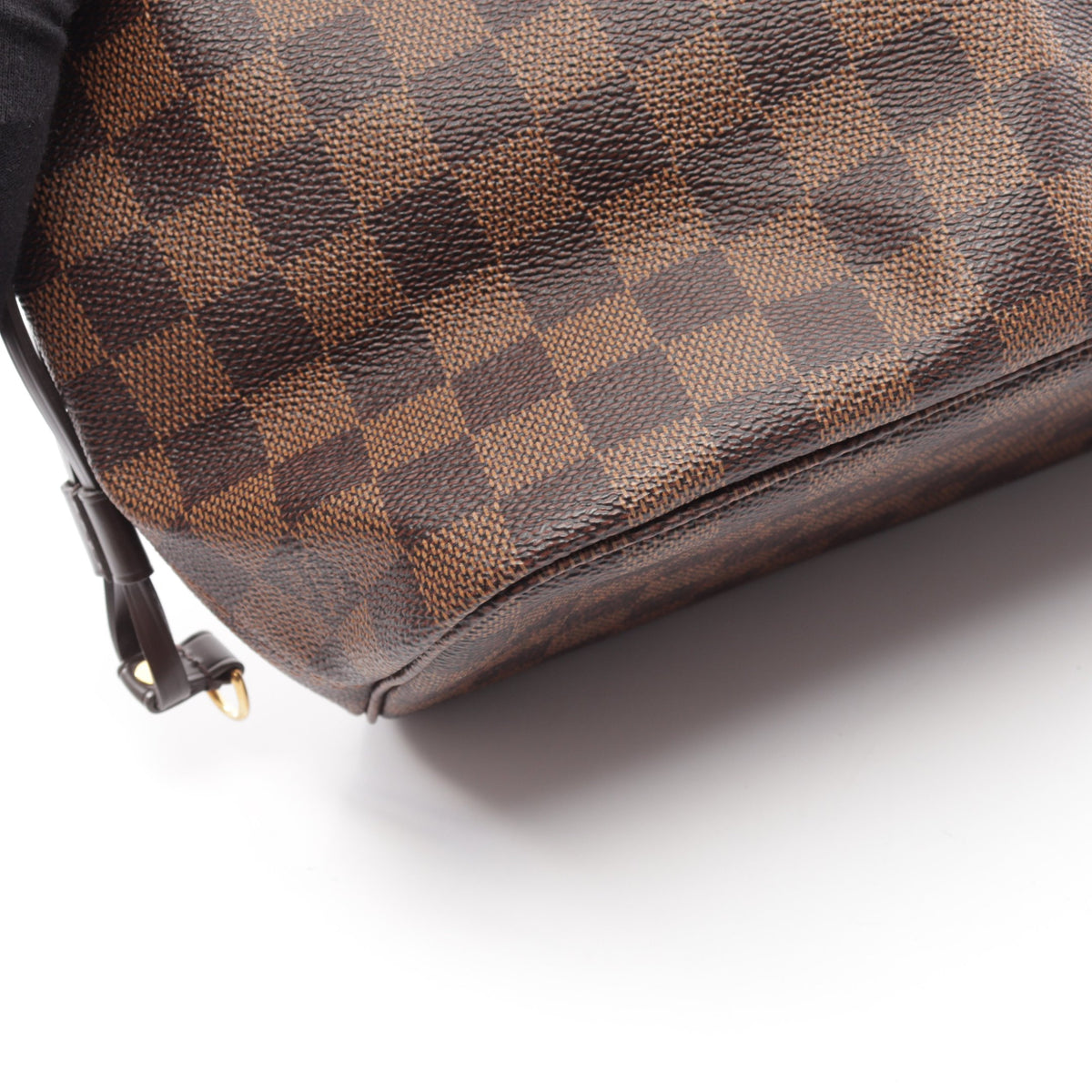 ネヴァーフルPM ダミエエベヌ ハンドバッグ トートバッグ PVC レザー ブラウン ルイヴィトン バッグ LOUIS VUITTON