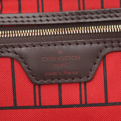 ネヴァーフルPM ダミエエベヌ ハンドバッグ トートバッグ PVC レザー ブラウン ルイヴィトン バッグ LOUIS VUITTON