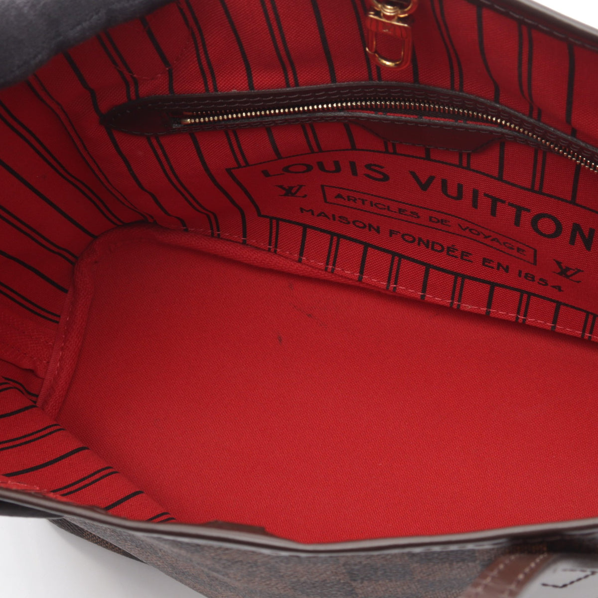 ネヴァーフルPM ダミエエベヌ ハンドバッグ トートバッグ PVC レザー ブラウン ルイヴィトン バッグ LOUIS VUITTON