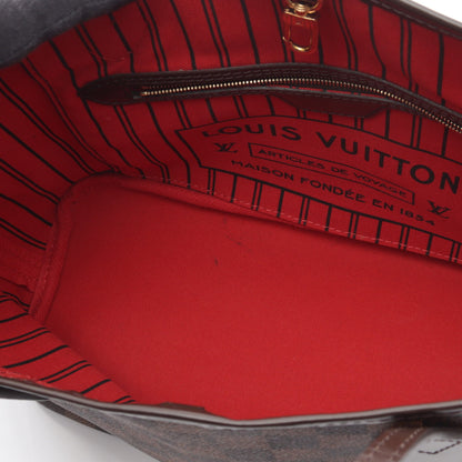 ネヴァーフルPM ダミエエベヌ ハンドバッグ トートバッグ PVC レザー ブラウン ルイヴィトン バッグ LOUIS VUITTON