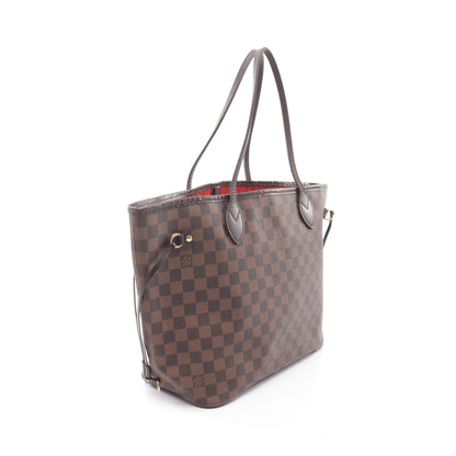 ネヴァーフルMM ダミエエベヌ ショルダーバッグ トートバッグ PVC レザー ブラウン ルイヴィトン バッグ LOUIS VUITTON