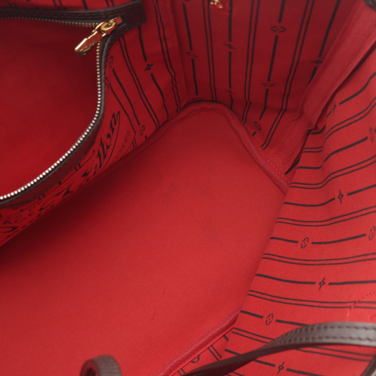 ネヴァーフルMM ダミエエベヌ ショルダーバッグ トートバッグ PVC レザー ブラウン ルイヴィトン バッグ LOUIS VUITTON