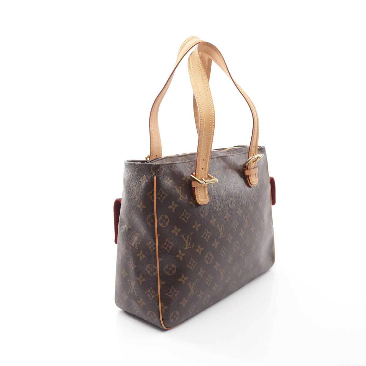 ミュルティプリシテ モノグラム ハンドバッグ PVC レザー ブラウン ルイヴィトン バッグ LOUIS VUITTON