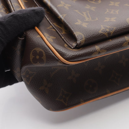 ミュルティプリシテ モノグラム ハンドバッグ PVC レザー ブラウン ルイヴィトン バッグ LOUIS VUITTON