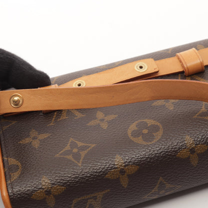ポシェットフロランティーヌ モノグラム ボディバッグ ウエストバッグ PVC レザー ブラウン ルイヴィトン バッグ LOUIS VUITTON