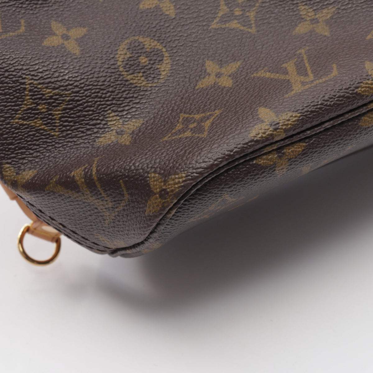 ネヴァーフルPM モノグラム ハンドバッグ トートバッグ PVC レザー ブラウン ルイヴィトン バッグ LOUIS VUITTON