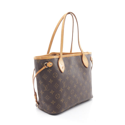 ネヴァーフルPM モノグラム ハンドバッグ トートバッグ PVC レザー ブラウン ルイヴィトン バッグ LOUIS VUITTON