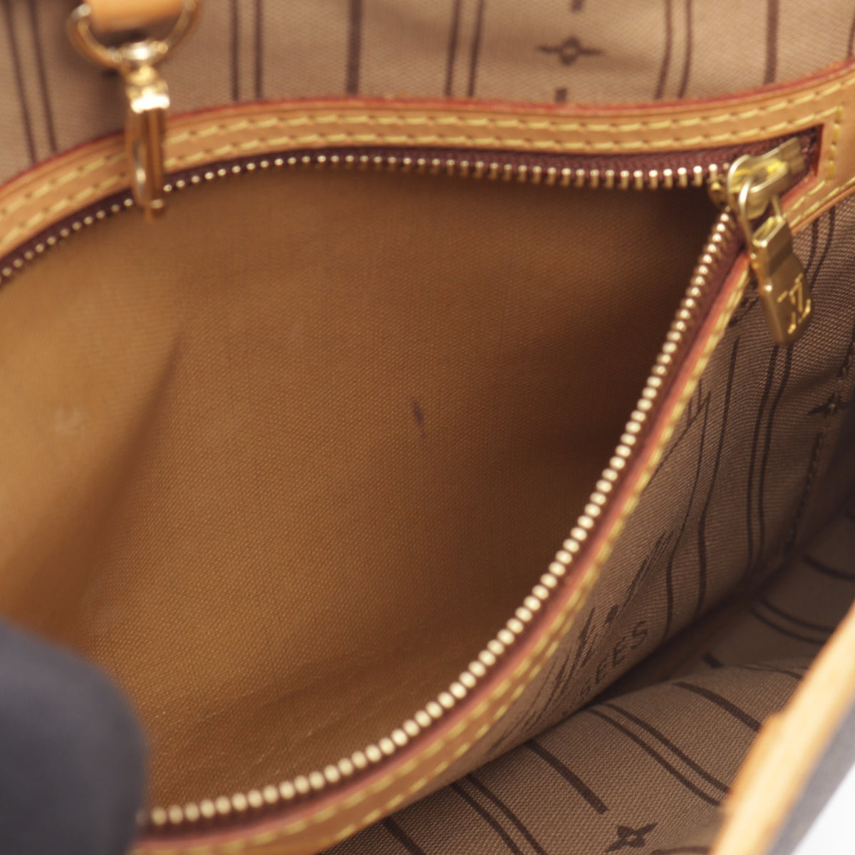 ネヴァーフルPM モノグラム ハンドバッグ トートバッグ PVC レザー ブラウン ルイヴィトン バッグ LOUIS VUITTON