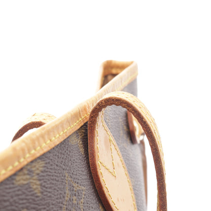ネヴァーフルPM モノグラム ハンドバッグ トートバッグ PVC レザー ブラウン ルイヴィトン バッグ LOUIS VUITTON