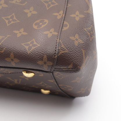 モンテーニュMM モノグラム 2WAY ハンドバッグ PVC レザー ブラウン ルイヴィトン バッグ LOUIS VUITTON