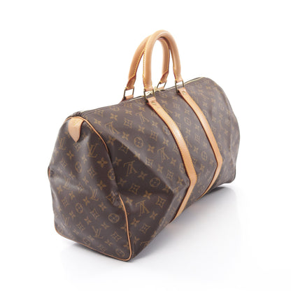 キーポル45 モノグラム ボストンバッグ PVC レザー ブラウン ルイヴィトン バッグ LOUIS VUITTON