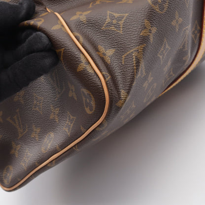 キーポル45 モノグラム ボストンバッグ PVC レザー ブラウン ルイヴィトン バッグ LOUIS VUITTON