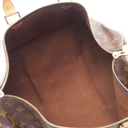 キーポル45 モノグラム ボストンバッグ PVC レザー ブラウン ルイヴィトン バッグ LOUIS VUITTON