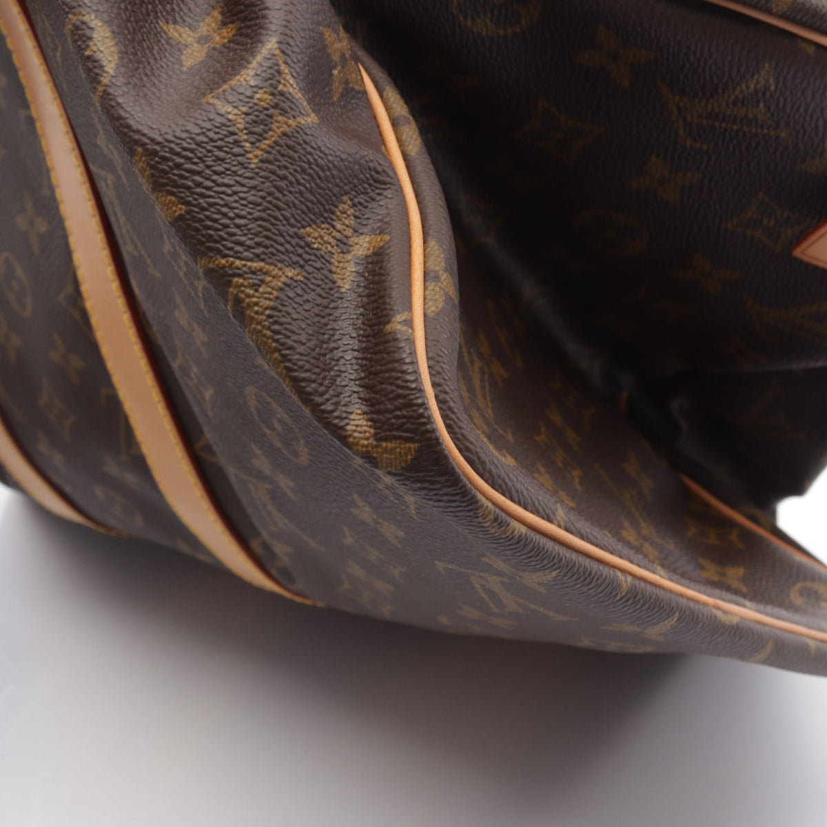 キーポル45 モノグラム ボストンバッグ PVC レザー ブラウン ルイヴィトン バッグ LOUIS VUITTON