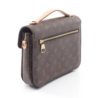 ポシェット メティス MM モノグラム 2WAY ハンドバッグ PVC レザー ブラウン ルイヴィトン バッグ LOUIS VUITTON