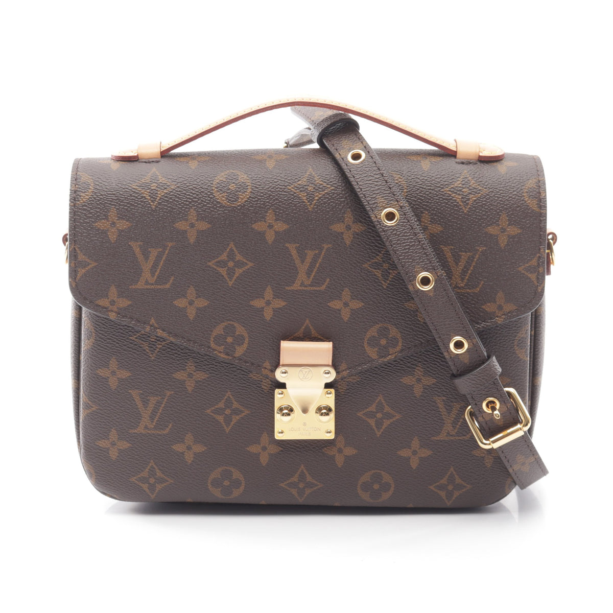 ポシェット メティス MM モノグラム 2WAY ハンドバッグ PVC レザー ブラウン ルイヴィトン バッグ LOUIS VUITTON