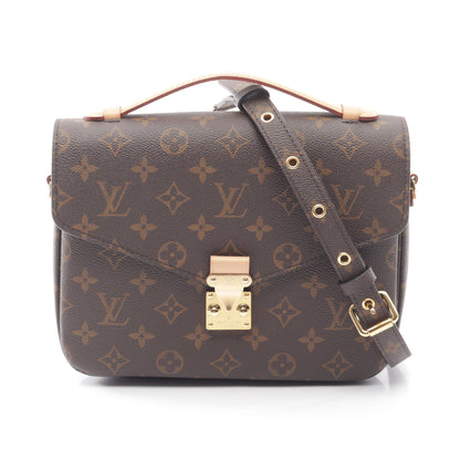 ポシェット メティス MM モノグラム 2WAY ハンドバッグ PVC レザー ブラウン ルイヴィトン バッグ LOUIS VUITTON