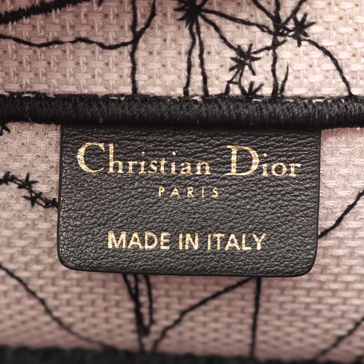 BOOK TOTE ブックトート ミディアム ハンドバッグ トートバッグ キャンバス ライトピンク マルチカラー クリスチャンディオール バッグ Christian Dior