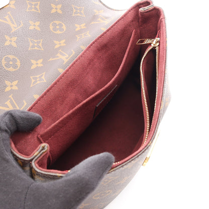 サン プラシード モノグラム チェーンショルダーバッグ PVC レザー ブラウン ボルドー ルイヴィトン バッグ LOUIS VUITTON