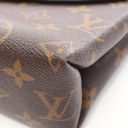 サン プラシード モノグラム チェーンショルダーバッグ PVC レザー ブラウン ボルドー ルイヴィトン バッグ LOUIS VUITTON