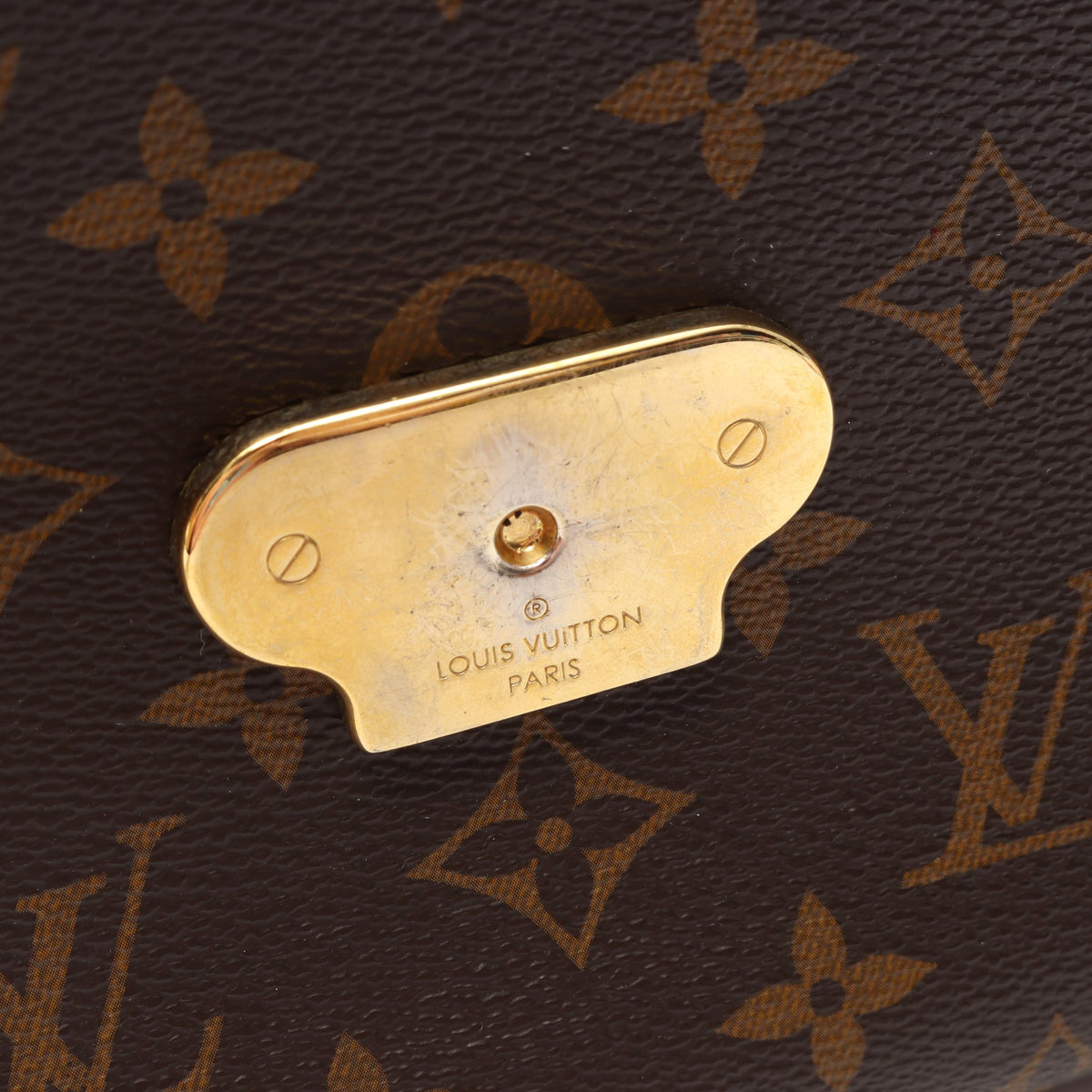 サン プラシード モノグラム チェーンショルダーバッグ PVC レザー ブラウン ボルドー ルイヴィトン バッグ LOUIS VUITTON