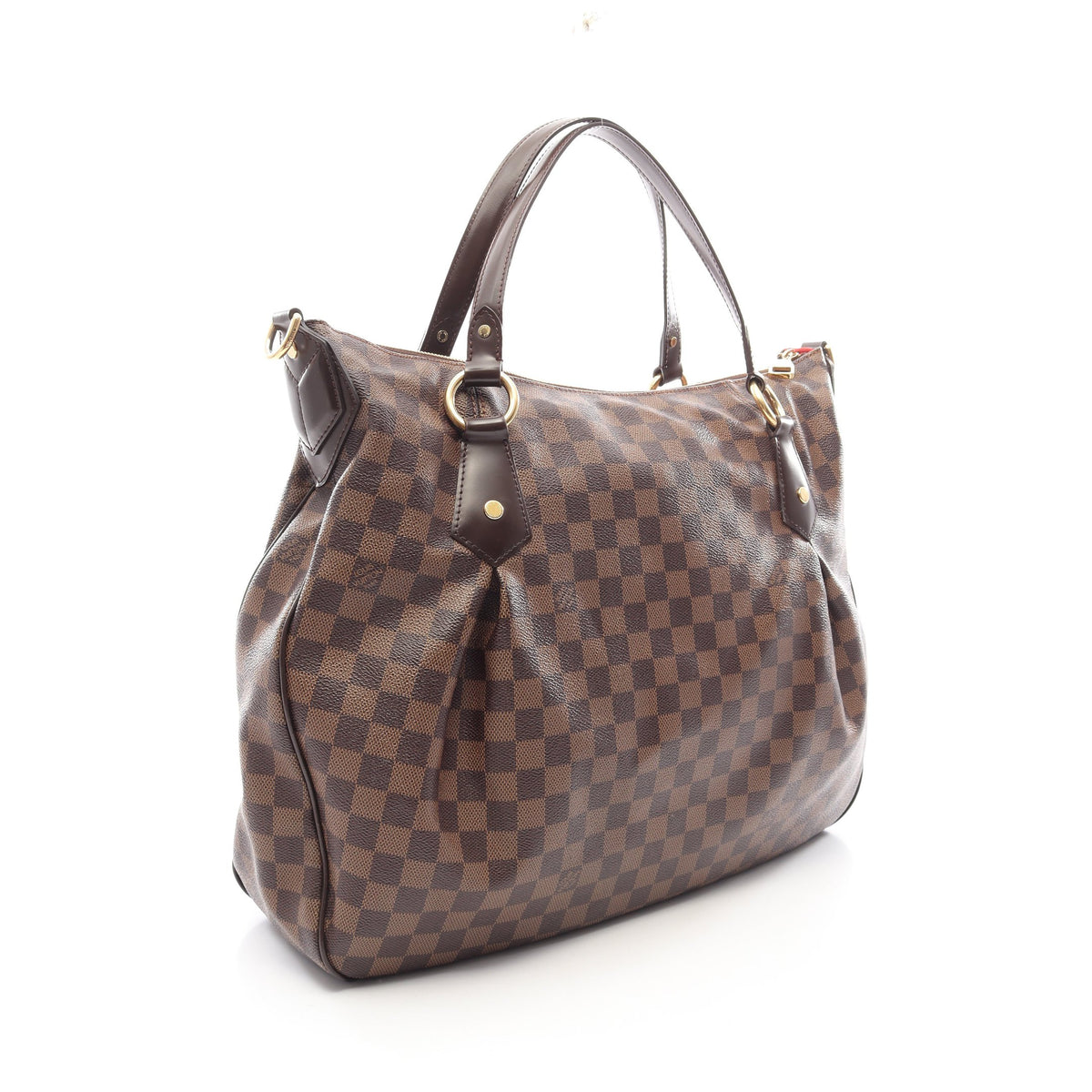 イーヴォラGM ダミエエベヌ 2WAY ハンドバッグ PVC レザー ブラウン ルイヴィトン バッグ LOUIS VUITTON