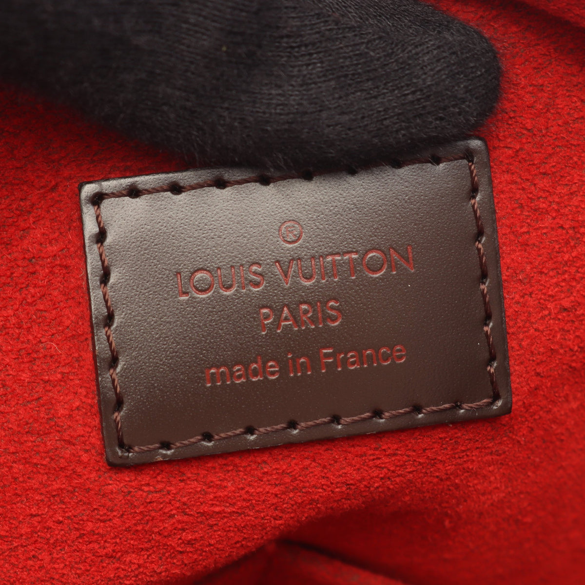 イーヴォラGM ダミエエベヌ 2WAY ハンドバッグ PVC レザー ブラウン ルイヴィトン バッグ LOUIS VUITTON