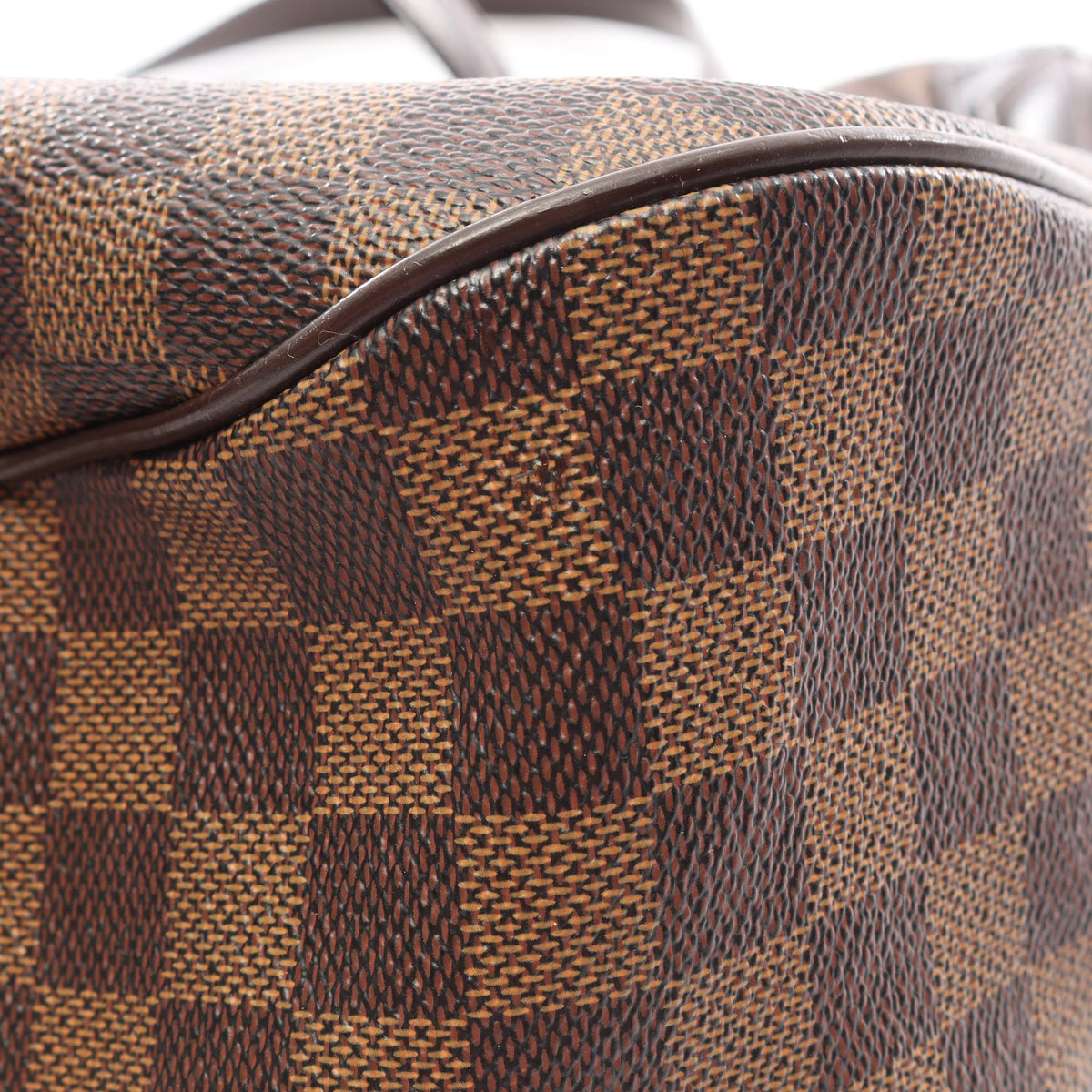 イーヴォラGM ダミエエベヌ 2WAY ハンドバッグ PVC レザー ブラウン ルイヴィトン バッグ LOUIS VUITTON