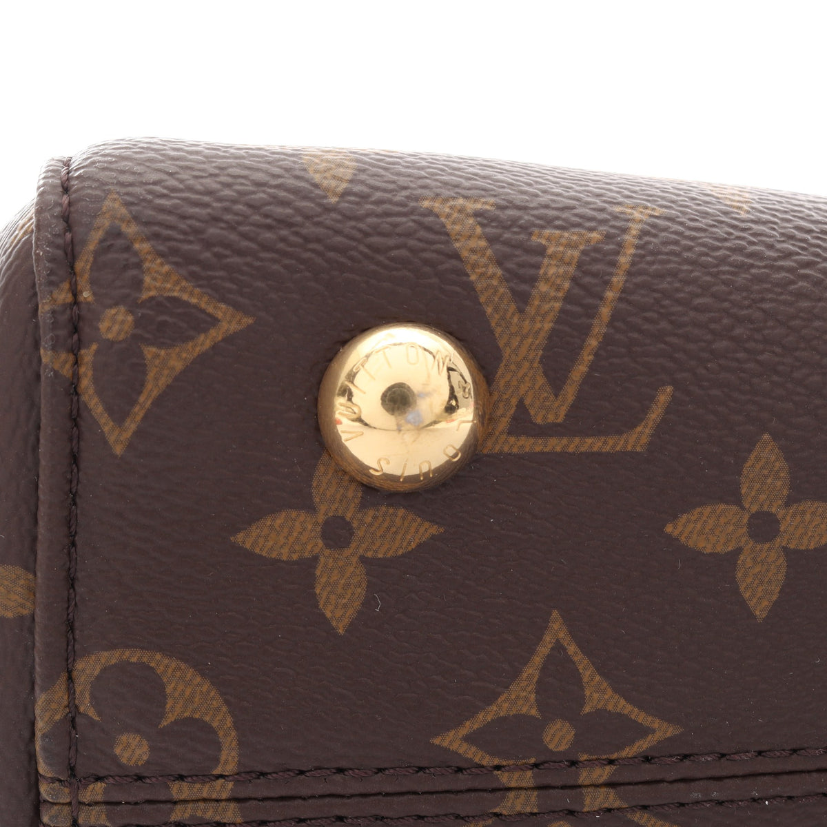 ヴィーナス モノグラム スリーズ 2WAY ハンドバッグ PVC レザー ブラウン レッド ルイヴィトン バッグ LOUIS VUITTON