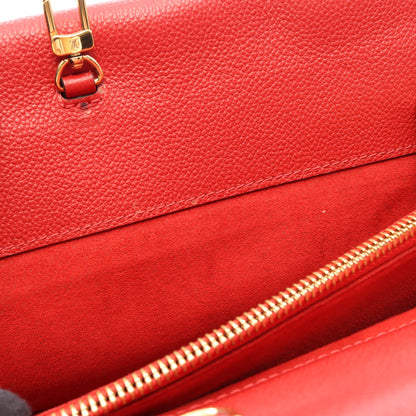 ヴィーナス モノグラム スリーズ 2WAY ハンドバッグ PVC レザー ブラウン レッド ルイヴィトン バッグ LOUIS VUITTON