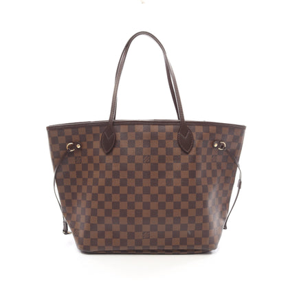 ネヴァーフルMM ダミエエベヌ ショルダーバッグ トートバッグ PVC レザー ブラウン ルイヴィトン バッグ LOUIS VUITTON