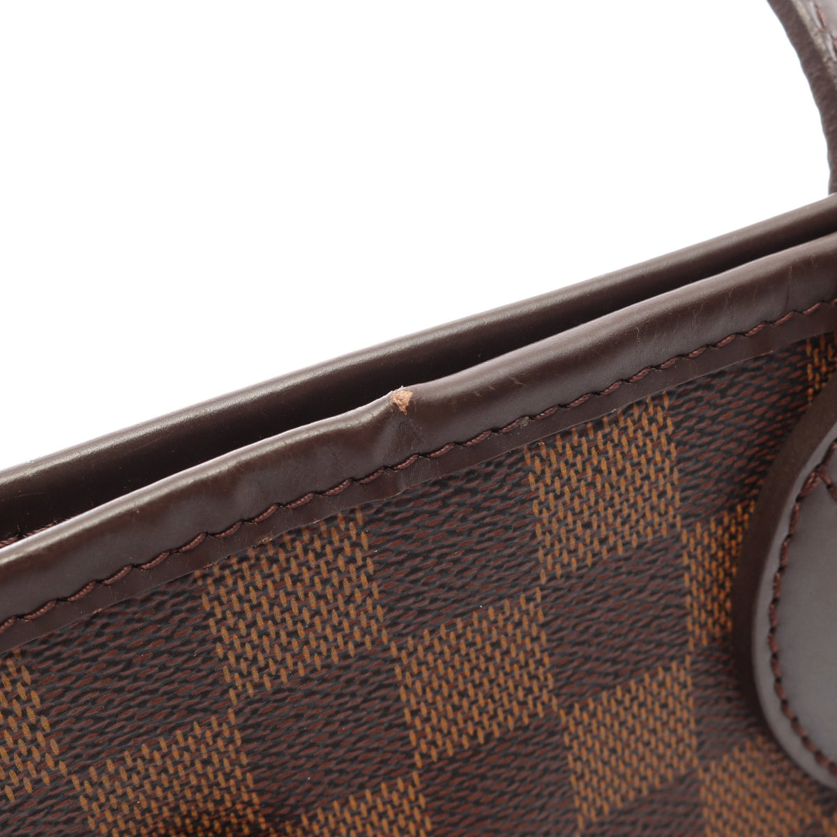 ネヴァーフルMM ダミエエベヌ ショルダーバッグ トートバッグ PVC レザー ブラウン ルイヴィトン バッグ LOUIS VUITTON