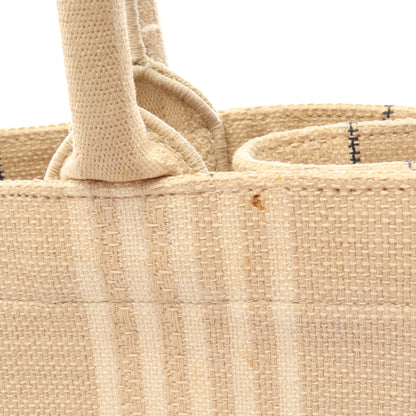 BOOK TOTE ブックトート ミディアム ハンドバッグ トートバッグ キャンバス ベージュ アイボリー ブラック クリスチャンディオール バッグ Christian Dior