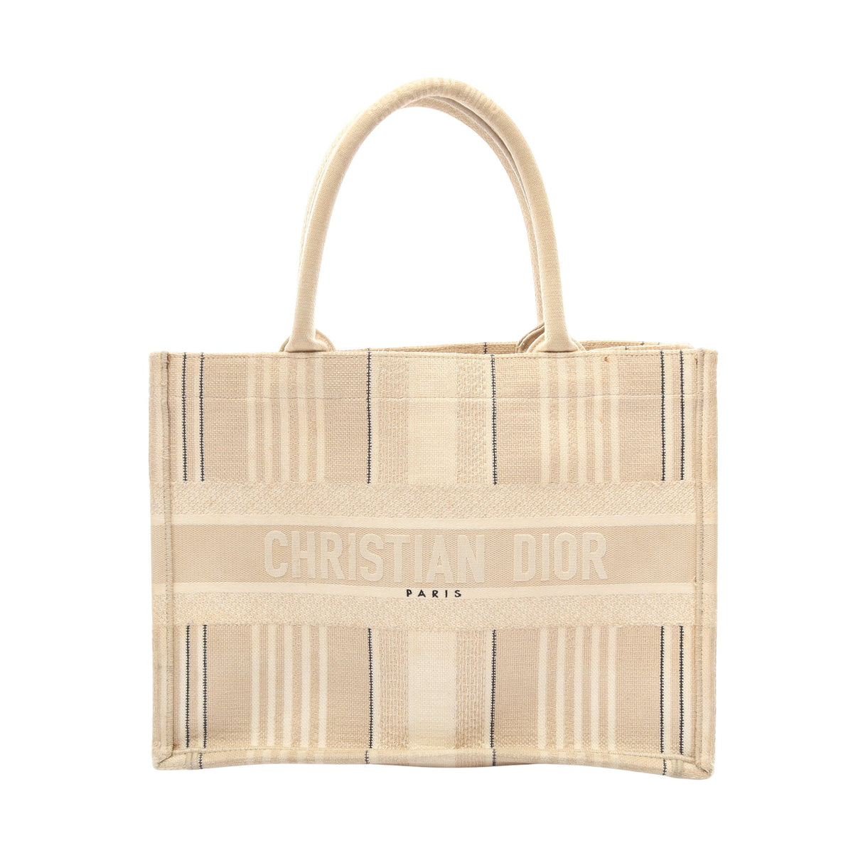 BOOK TOTE ブックトート ミディアム ハンドバッグ トートバッグ キャンバス ベージュ アイボリー ブラック クリスチャンディオール バッグ Christian Dior