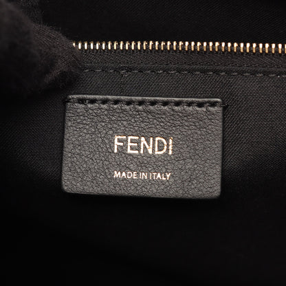FENDI × Joshua Vides ショッパー ハンドバッグ トートバッグ PVC レザー ブラック ホワイト ライトブルー フェンディ バッグ FENDI
