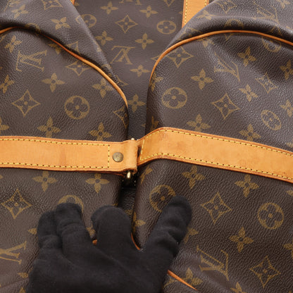 キーポル バンドリエール55 モノグラム 2WAY ボストンバッグ PVC レザー ブラウン ルイヴィトン バッグ LOUIS VUITTON