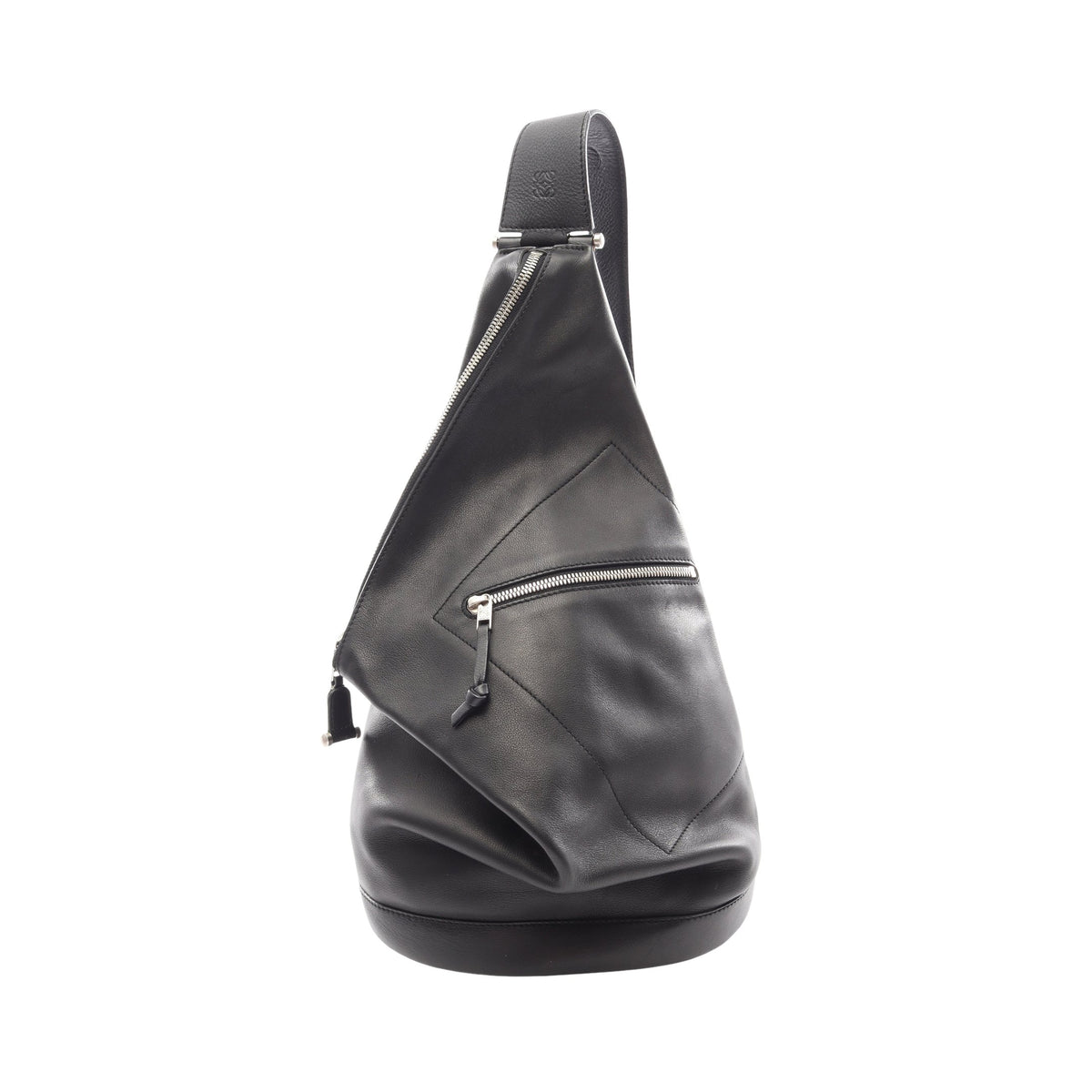 ANTON アントン ボディバッグ レザー ボディバッグ レザー ブラック ロエベ バッグ LOEWE