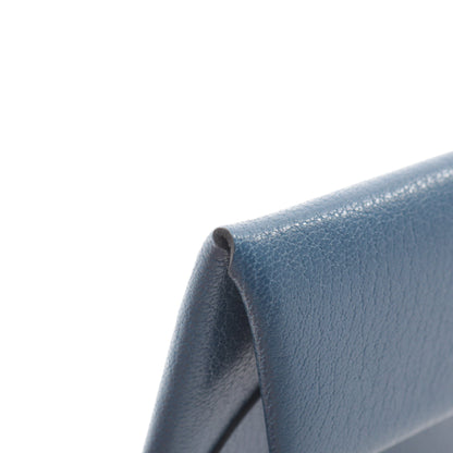 バスティア ディープブルー コインケース シェーブル ダークブルー シルバー金具 U刻印 エルメス 財布・小物 HERMES