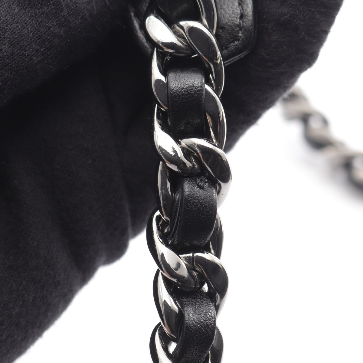 19 ディズヌフ マトラッセ コンビ金具 2WAY チェーンショルダーバッグ ラムスキン ブラック シャネル バッグ CHANEL