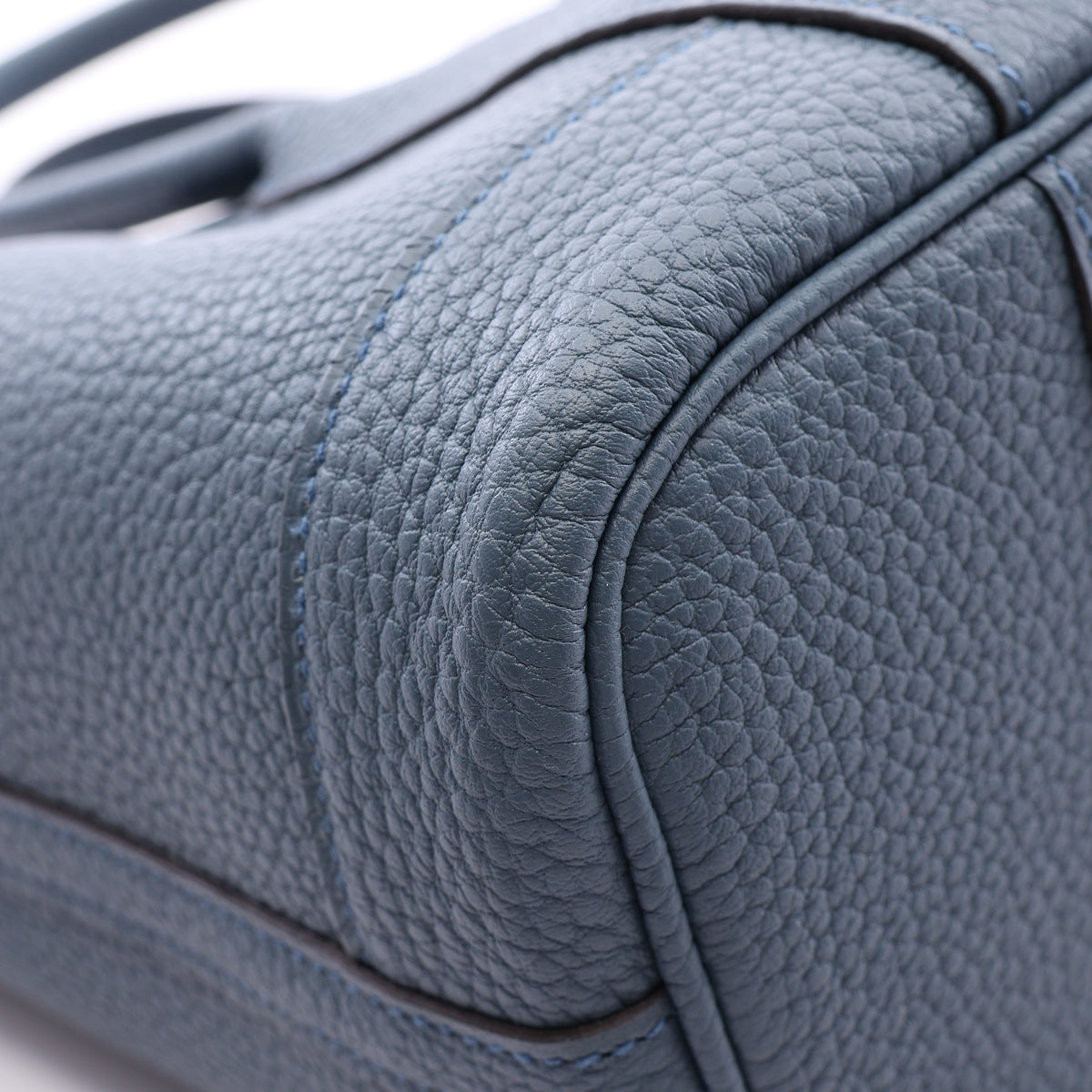 ネオガーデン23 ブルートンペット ハンドバッグ ネゴンダ ブルーグレー シルバー金具 G刻印 エルメス バッグ HERMES